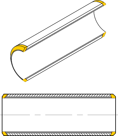 CRA包層鋼管，堆焊